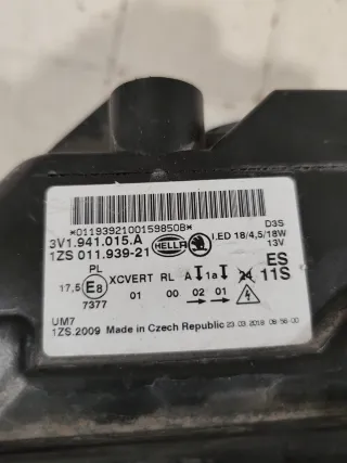 3V1941015A Фара ксенон Skoda Superb 3 Арт 2-908987, вид 10