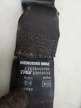 A1638602285 Ремень безопасности Mercedes ML W163 Арт 2-941463, вид 5