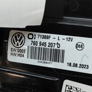 760945207D Фонарь задний левый Volkswagen Touareg 3 Арт e12787200, вид 4