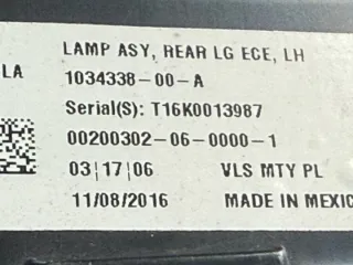 2015-2022 1034338-00-B Фонарь задний левый Tesla model X Арт e12786721, вид 9