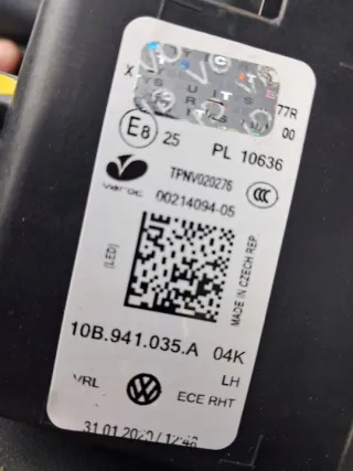 10B941035A 782-505-457 Фара левая Volkswagen ID3 Арт e12786336, вид 8