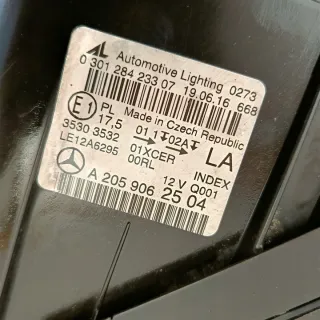 2015-2019 A2059062504 Фара левая Mercedes C W205 Арт e12782966, вид 7