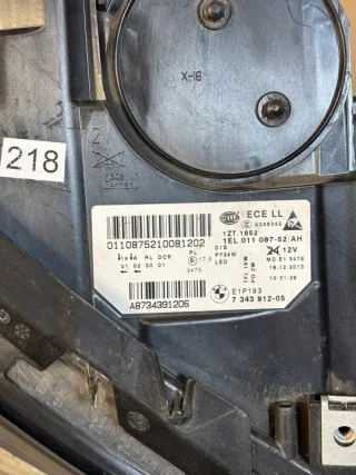 7343912 Фара правая BMW 5 F10/F11/GT F07 Арт e12780768, вид 9
