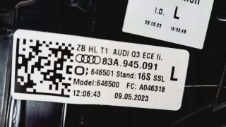 83A945091 Фонарь задний левый Audi Q3 1 Арт e12780668, вид 8