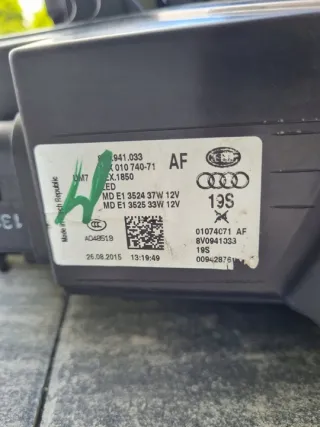 8V0941033 Фара левая Audi A3 8V Арт e12779861, вид 9