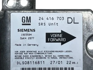 24416703 Блок AirBag Opel Astra G Арт e12779658, вид 4