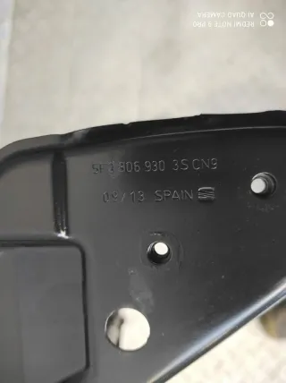 12345678910 Передняя панель крепления облицовки (телевизор) Seat Leon 3 Арт e12778068, вид 14