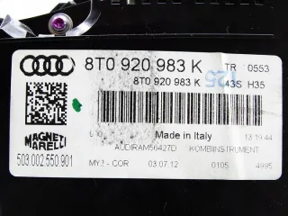 8T0920983K Щиток приборов (приборная панель) Audi A5 (S5,RS5) 1 Арт e12774799, вид 6