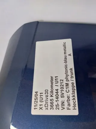  Крышка багажника (дверь 3-5) BMW X1 U11 Арт e12771808, вид 6