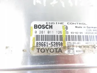 0281011126 8966152890 02810011126 Блок управления двигателем Toyota Yaris 1 Арт e12766727, вид 2
