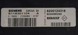8200124318 S118301104 Блок управления двигателем Renault Scenic 1 Арт e12766028, вид 2