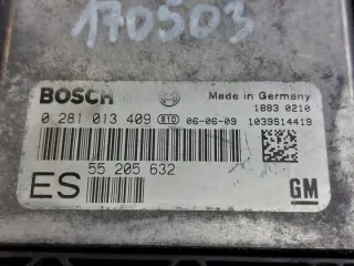 55205632 0281013409 Блок управления двигателем Opel Vectra C  Арт e12765500, вид 2