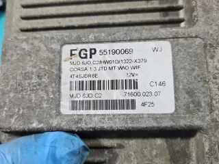 55190069 Z13DT IMPRK1463143, Блок управления двигателем Opel Corsa C Арт e12765441, вид 3