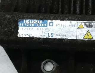 897350-9487 112500-0165 D04007 Блок управления двигателем Opel Astra G Арт e12765342, вид 3