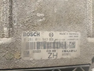 0281011943 55556829 Блок управления двигателем Opel Astra H Арт e12765300, вид 2