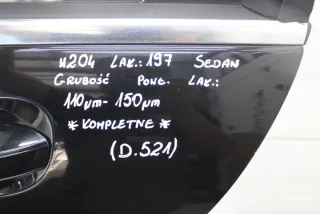 A2047320110 Дверь задняя левая Mercedes C W204 Арт e12764980, вид 5