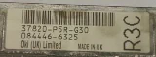 37820-P5R-G30 084446-6325 027021-5Y21 Блок управления двигателем Honda Accord 10 Арт e12763518, вид 3