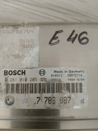 0281010205 7786887 Блок управления двигателем BMW 3 E46 Арт e12761551, вид 2