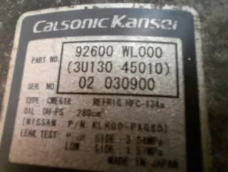 92600WL00 VQ35DE Компрессор кондиционера Nissan Pathfinder 2 Арт e12758479, вид 7