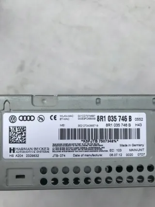8R1035678 8R1035746B Блок навигации Audi Q5 1 Арт e12758266, вид 4