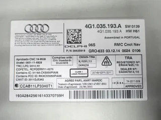 4G1919601T 4G1919710E 4G1035193A 8X0919884H Блок навигации Audi A6 C7 (S6,RS6) Арт e12758121, вид 15