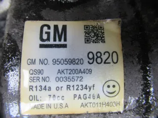 95059820 Компрессор кондиционера Chevrolet Aveo T300 Арт e12757648, вид 2