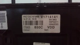 1T0920850C Щиток приборов (приборная панель) Volkswagen Touran 1 Арт e12745313, вид 8