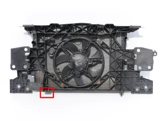 752100004R Передняя панель крепления облицовки (телевизор) Renault Megane 3 Арт e12738452, вид 5