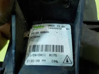 10000652RH 261508992A 16AB92 Фара противотуманная правая Nissan Qashqai 1  Арт e12734739, вид 3