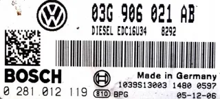 03G906021AB Блок управления двигателем Volkswagen Passat B6 Арт e12730817, вид 2