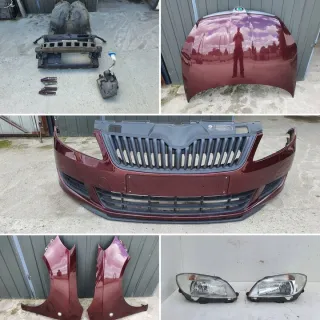  Бампер передний Skoda Fabia 2 Арт e12730770, вид 1