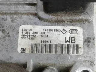 55354327 0261208393 Блок управления двигателем Opel Corsa C Арт e12729370, вид 4