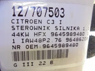 9645989480 Блок управления двигателем Citroen C3 1 Арт e12727808, вид 5