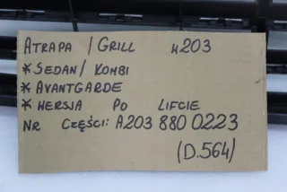 A2038800223 Решетка радиатора Mercedes C W203 Арт e12726970, вид 16