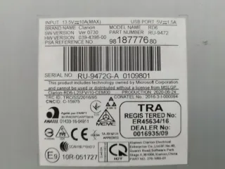 9818777780 Блок навигации Citroen C3 3 Арт e12722836, вид 3