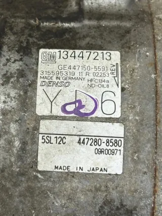 13447213 Компрессор кондиционера Opel Corsa E Арт e12722771, вид 3