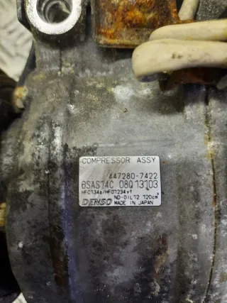 447280-7422 Компрессор кондиционера Mercedes CLA c117 Арт e12722590, вид 5