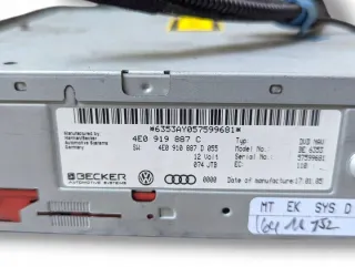 4E0919887C Блок навигации Audi A6 C6 (S6,RS6) Арт e12722088, вид 7