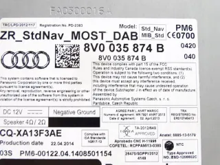 8V0035874B KM17702947026 Блок навигации Audi A3 8V Арт e12721998, вид 4