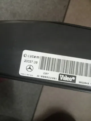 A1698300261 Отопитель в сборе (печка) Mercedes A W169 Арт e12718248, вид 2