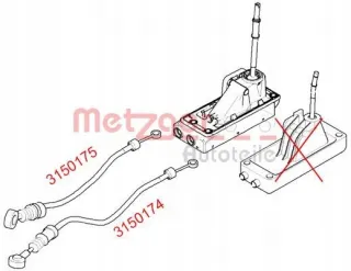 3150174 Трос кулисы КПП Mazda 2 DE Арт e12711581, вид 6