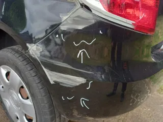  Бампер задний Skoda Fabia 2 Арт e12705294, вид 2