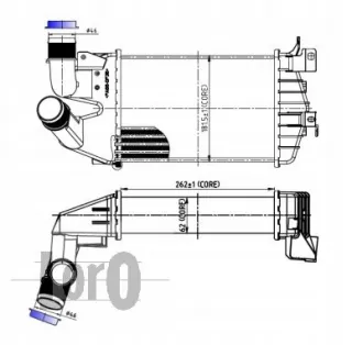 037-018-0003 Интеркулер Mazda 2 DE Арт e12700402, вид 3