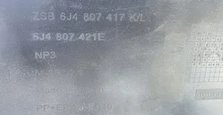12-16OK 6J4807417K 6J4807417KL Бампер задний Seat Ibiza 4 Арт e12694564, вид 7