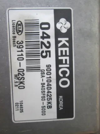 39110-02SK0 Блок управления двигателем Kia Picanto 1 Арт e12692876, вид 4