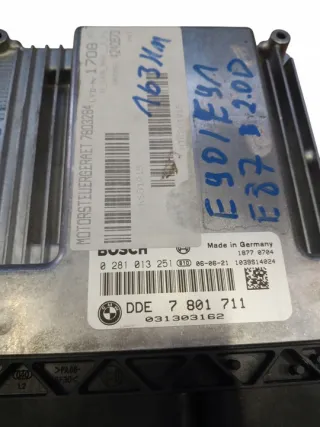7801711 Блок управления двигателем BMW 3 E90/E91/E92/E93 Арт e12692386, вид 2