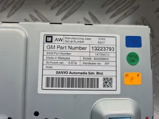 13223793 Блок навигации Opel Astra J Арт e12418537, вид 5