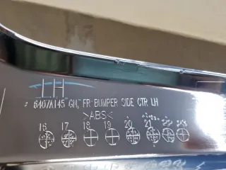 6407A145 Молдинг переднего бампера левая Mitsubishi Outlander 3 Арт Z352624, вид 2