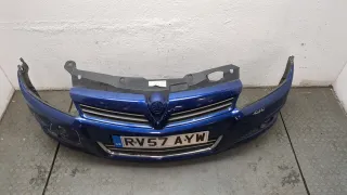 1400575,13225745 Бампер передний синий Opel Astra H Арт 20109942, вид 4