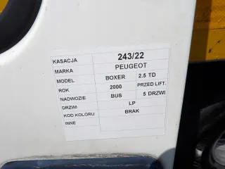 Boxer,I,drzwi Дверь передняя левая Peugeot Boxer 1 Арт AL17602995713, вид 5